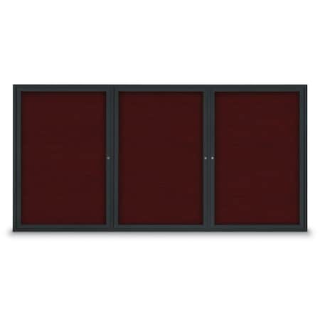 United Visual Products Letterboard, Burgundy/Black UV1166D-BLACK-BURGUN
